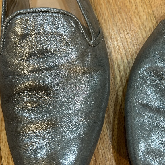 Silver loafers. Please note some of the marks throughout - Picture 5 of 11